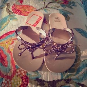 Girls Purple Stars Sparkle Sandals🦄